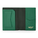 Wolf Signature Vegan Collection Green Passport Sleeve