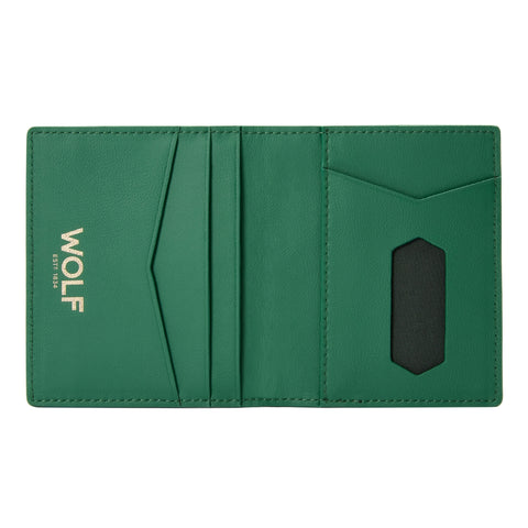 Wolf Signature Vegan Collection Green Range ID Card Case