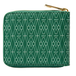 Wolf Signature Vegan Collection Green Range Zip Around Wallet