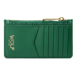Wolf Signature Vegan Collection Green Range Zip Case