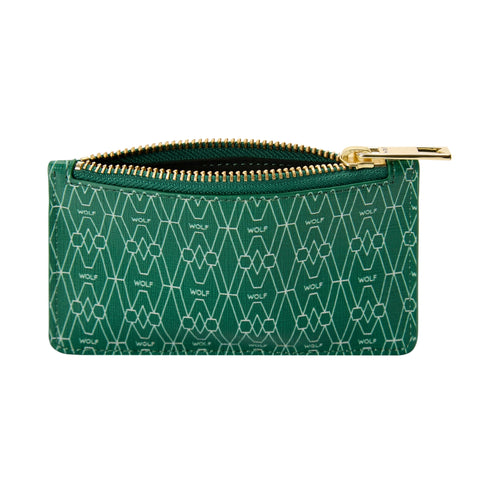 Wolf Signature Vegan Collection Green Range Zip Case