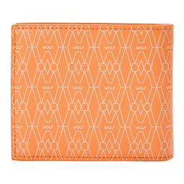 Wolf Signature Vegan Collection Orange Billfold Coin Wallet