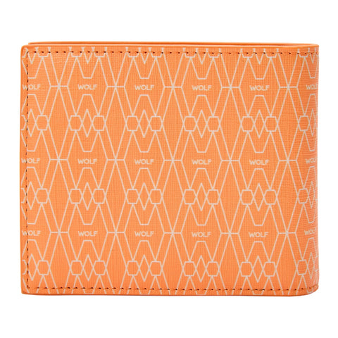 Wolf Signature Vegan Collection Orange Billfold Coin Wallet