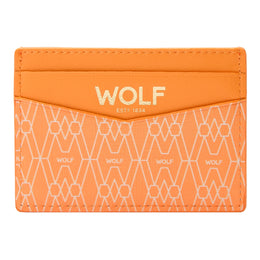 Wolf Signature Vegan Collection Orange Cardholder, 776239