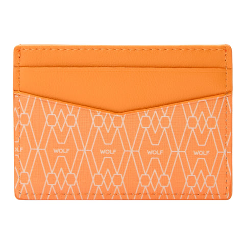 Wolf Signature Vegan Collection Orange Cardholder