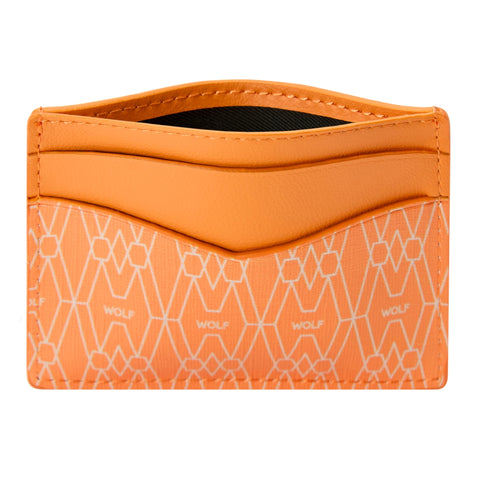 Wolf Signature Vegan Collection Orange Cardholder