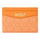 Wolf Signature Vegan Collection Orange Cardholder, 776239