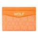 Wolf Signature Vegan Collection Orange Cardholder, 776239