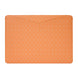 Wolf Signature Vegan Collection Orange Laptop Sleeve, 777039
