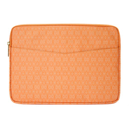 Wolf Signature Vegan Collection Orange Laptop Zip Case, 777339