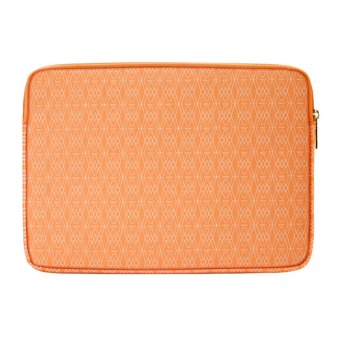 Wolf Signature Vegan Collection Orange Laptop Zip Case