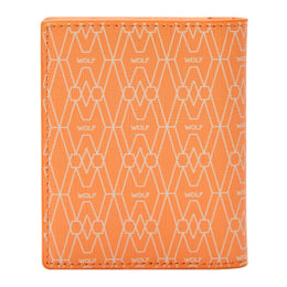 Wolf Signature Vegan Collection Orange Range ID Card Case