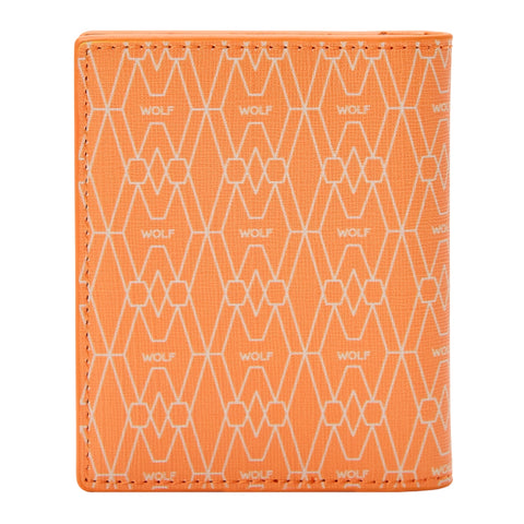 Wolf Signature Vegan Collection Orange Range ID Card Case