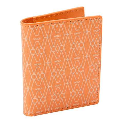 Wolf Signature Vegan Collection Orange Range ID Card Case