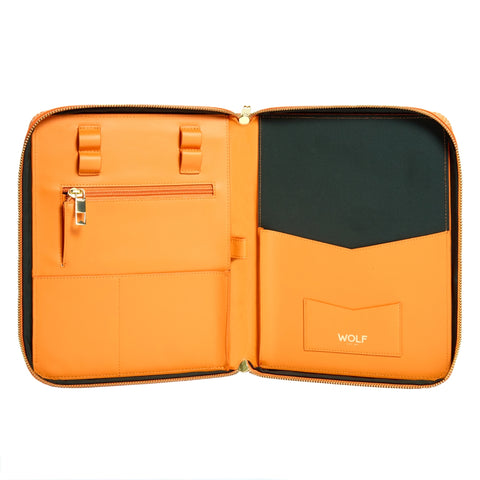 Wolf Signature Vegan Collection Orange Range Ipad Tech Case