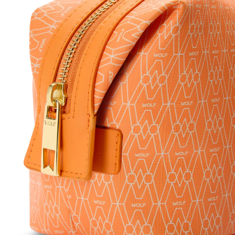 Wolf Signature Vegan Collection Orange Washbag