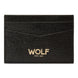 WOLF W Collection Leather Black Cardholder Case
