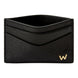 WOLF W Collection Leather Black Cardholder Case