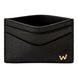 Wolf W Collection Leather Black Cardholder Case