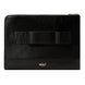 Wolf W Collection Leather Black Laptop Sleeve