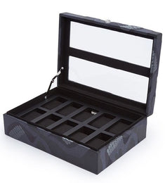 Wolf Watch Box Memento Mori 10 Piece Black 493502