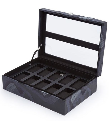 Wolf Watch Box Memento Mori 10 Piece Black 493502