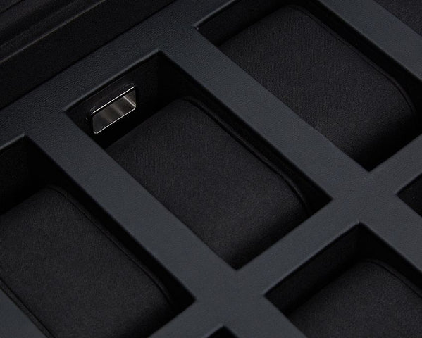 WOLF Watch Box Memento Mori 10 Piece Black