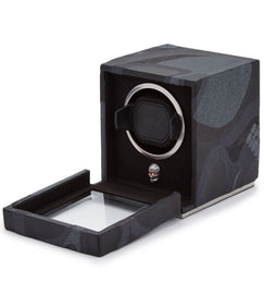 Wolf Watch Winder Memento Mori Cub Black 493102