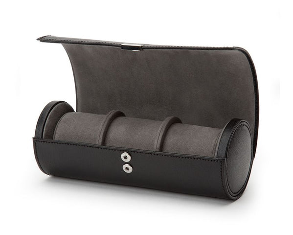 Wolf Watch Roll Howard Triple Black 465903