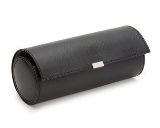 Wolf Watch Roll Howard Triple Black