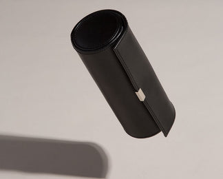 Wolf Watch Roll Howard Triple Black