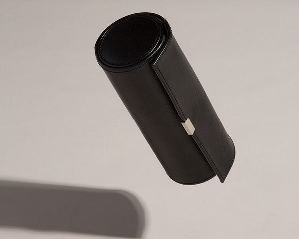 Wolf Watch Roll Howard Triple Black