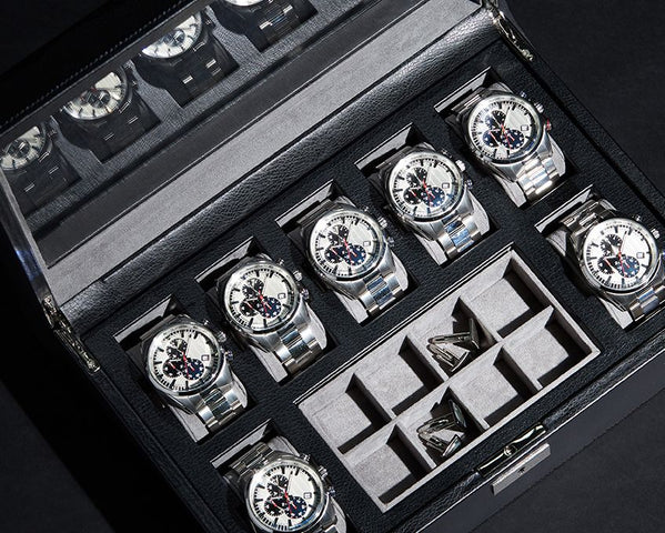 WOLF Watch Box Howard Black