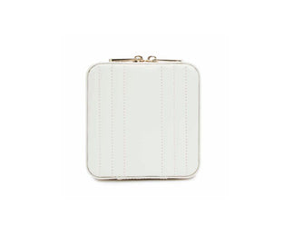 WOLF Jewellery Case Maria Zip Small White