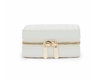 WOLF Jewellery Case Maria Zip Small White