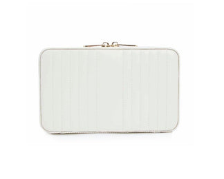 WOLF Jewellery Case Maria Zip Medium White
