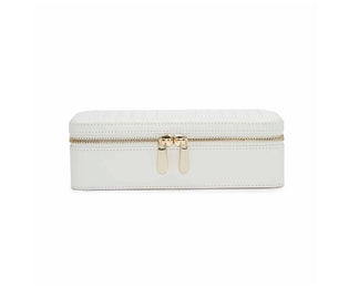 WOLF Jewellery Case Maria Zip Medium White