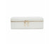 WOLF Jewellery Case Maria Zip Medium White