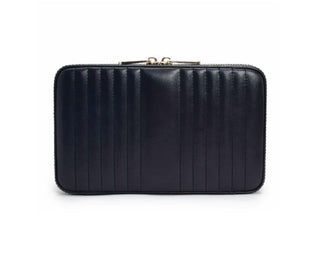 WOLF Jewellery Case Maria Zip Medium Navy