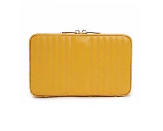 WOLF Jewellery Case Maria Zip Medium Musturd