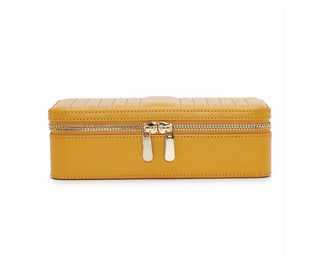 WOLF Jewellery Case Maria Zip Medium Musturd