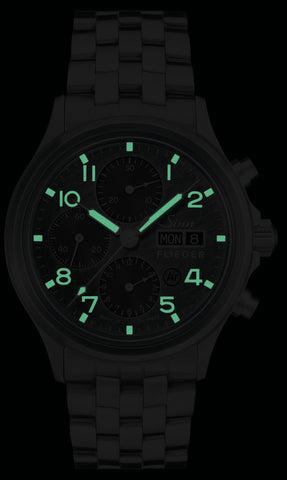 Sinn 358 Sa Pilot DS Silicone Black Watch